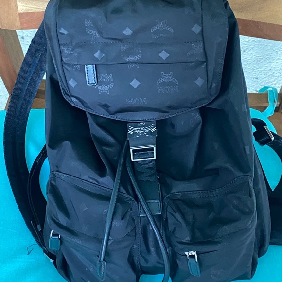 MCM nylon backpack